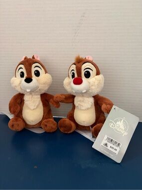 Disney Chip 'n' Dale Plush Set - Brown, Cream, Red